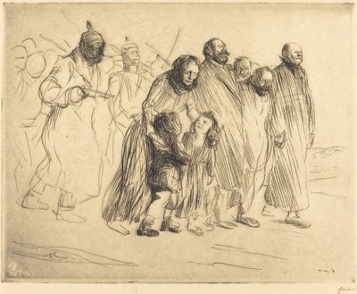 The Notables (small plate) by Jean Louis Forain