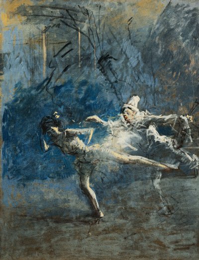 Two Dancers by Jean Louis Forain