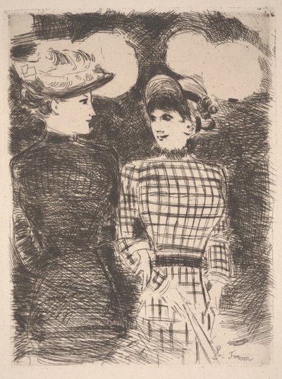 Two Women by Jean Louis Forain