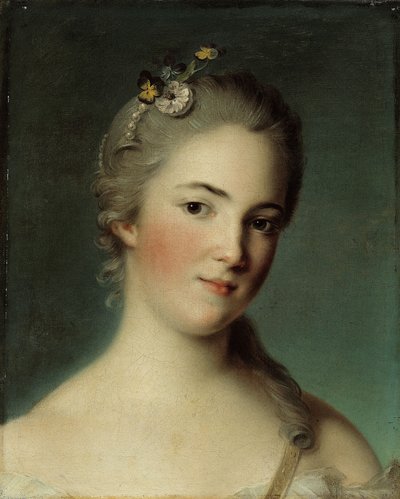 Portrait of Marie-Geneviève Boudrey by Jean Marc Nattier