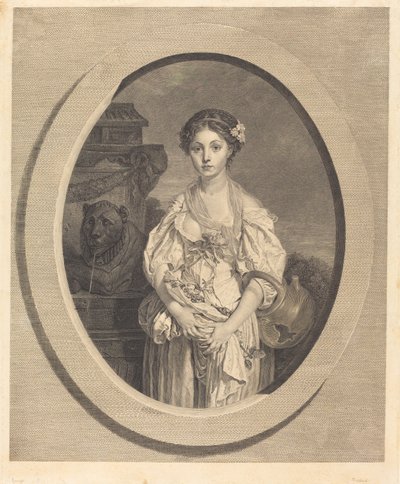 The Broken Jug by Jean Massard after Jean Baptiste Greuze