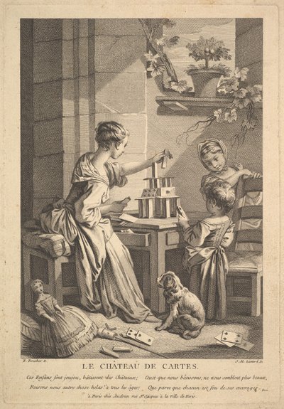 House of Cards by Jean Michel Liotard