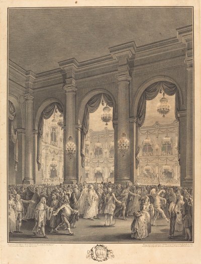 The Masked Ball by Jean Michel Moreau
