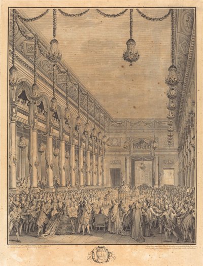 The Royal Feast by Jean Michel Moreau