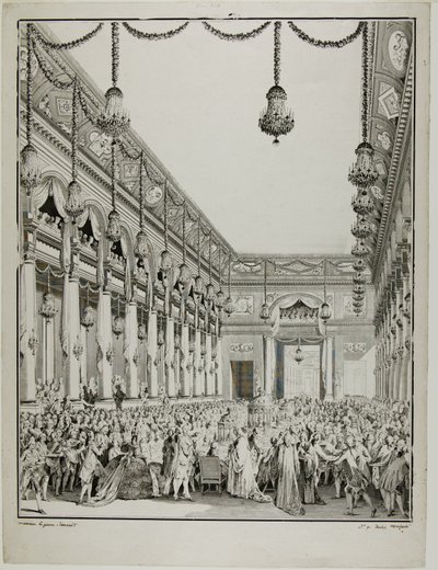Royal Feast by Jean Michel Moreau