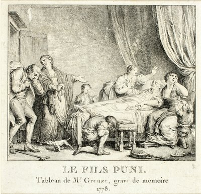 The Punished Son by Jean Michel Moreau