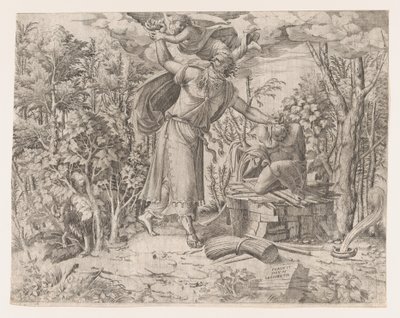 Abraham Sacrificing Isaac by Jean Mignon