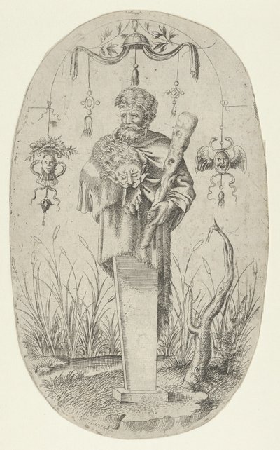 Hercules With His Club by Jean Mignon