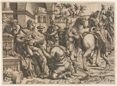 The Adoration of the Magi by Jean Mignon