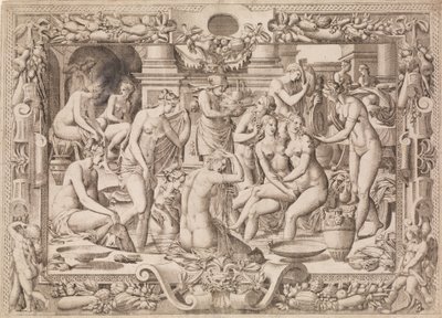 Women Bathing by Jean Mignon