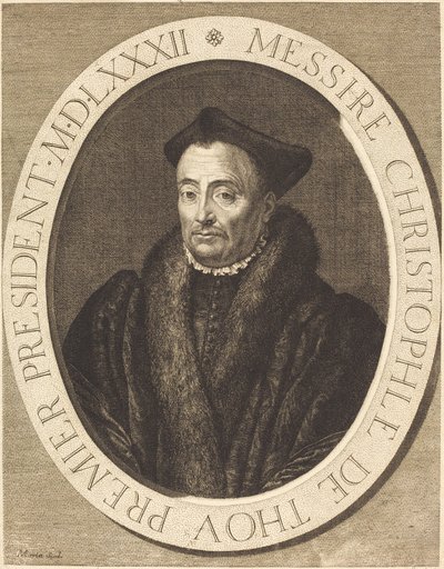 Christophe de Thou by Jean Morin