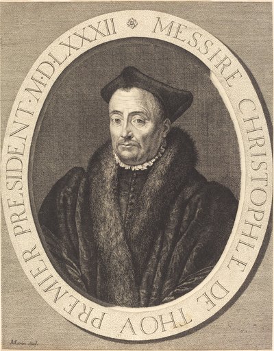 Christophe de Thou by Jean Morin