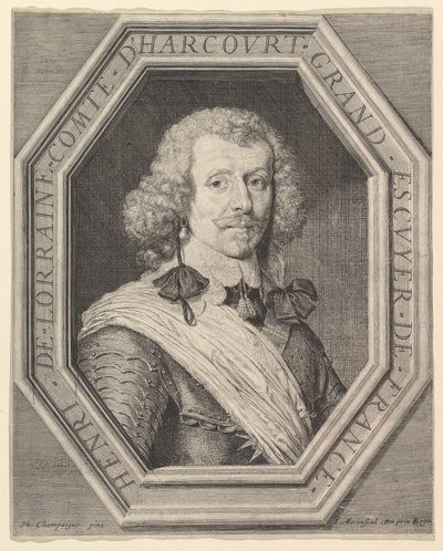 Henri de Lorraine, Count of Harcourt by Jean Morin