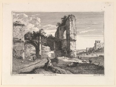 The Old Woman Sitting by Jean Morin