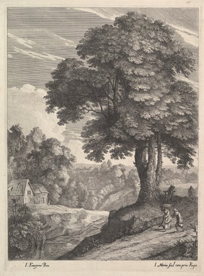 Les Deux Chaumieres by Jean Morin