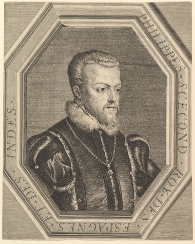 Philip II, King of Spain by Jean Morin