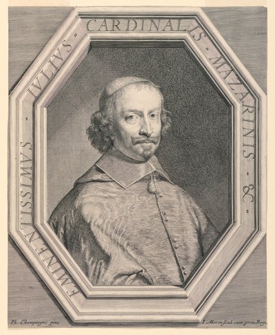 Portrait of Cardinal Mazarin by Jean Morin