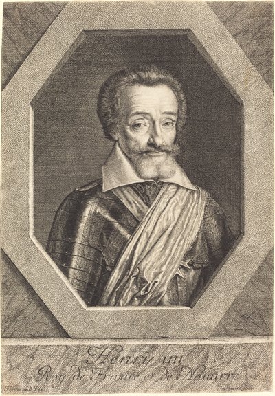 Henry IV by Jean Morin after Louis Elle I