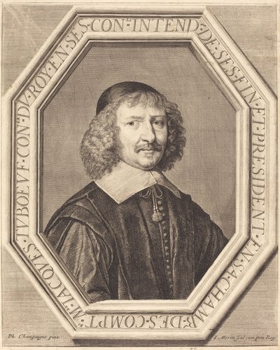 Jacques Tuboeuf by Jean Morin after Philippe de Champaigne