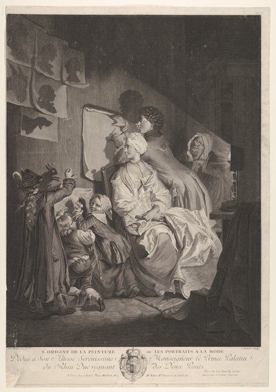 Origin of Painting by Jean Ouvrier