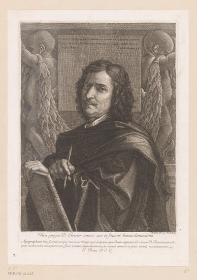 Portrait of Nicolas Poussin by Jean Pesne