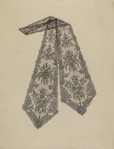 Lace Cravat by Jean Peszel