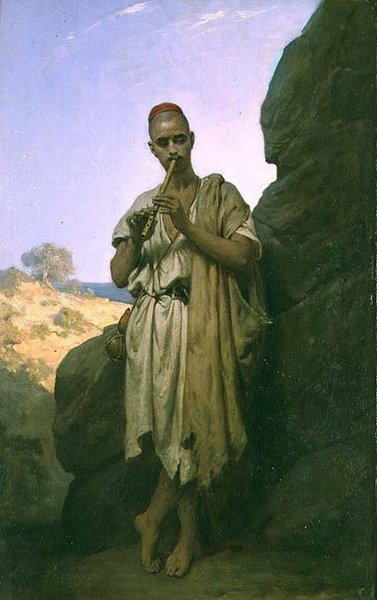 An Arab Musician by Jean Raymond Hippolyte Lazerges