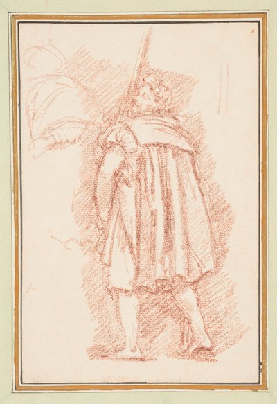 Male Figure in Renaissance Dress by Jean Robert Ango