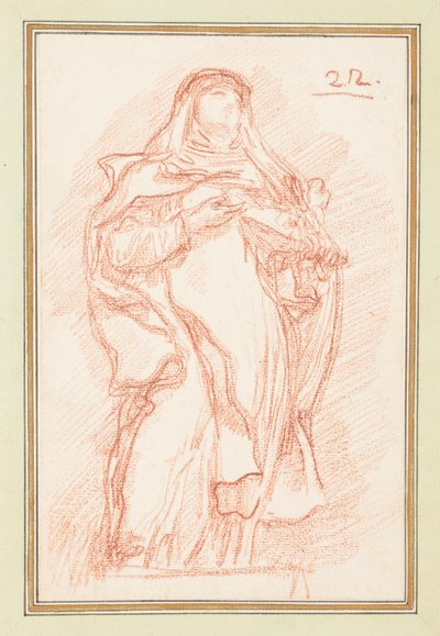 Standing Woman in Nun