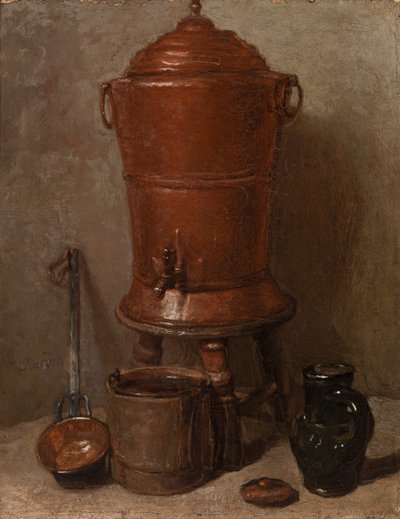 The Copper Water Urn by Jean Baptiste Simeon Chardin