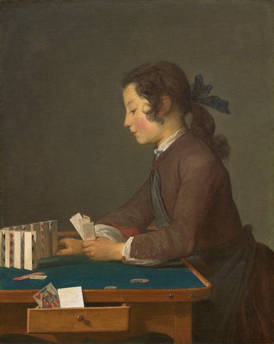 The House of Cards by Jean Baptiste Simeon Chardin