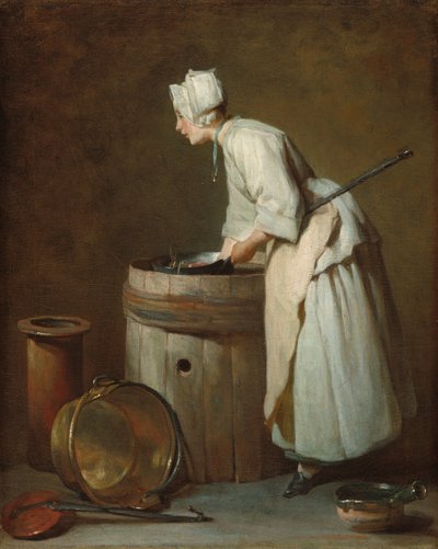 The Scullery Maid by Jean Baptiste Simeon Chardin