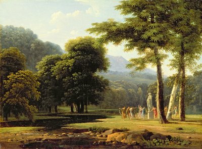 Landscape by Jean Victor Bertin