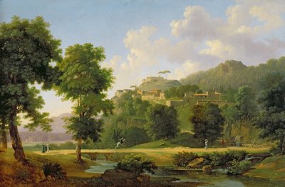Landscape with a Rider by Jean Victor Bertin