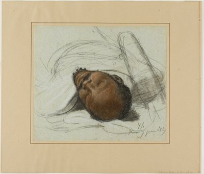 Head of a Fallen Soldier by Jean Victor Schnetz