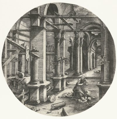 The Holy Family in Bethlehem by Jean de Gourmont (I)
