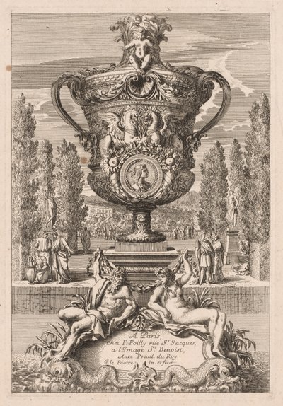 Decorative Urn, 1600s by Jean le Pautre