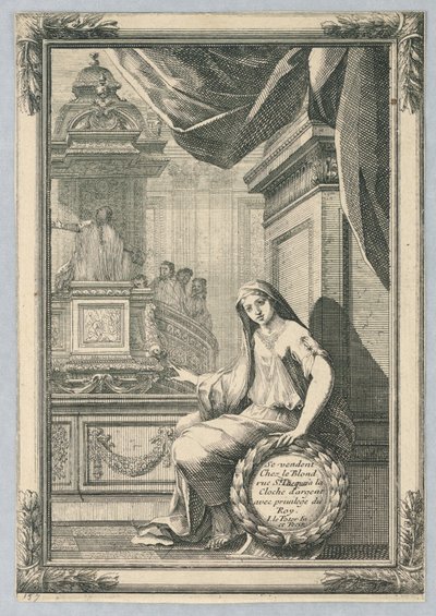 Design for Pulpit by Jean le Pautre