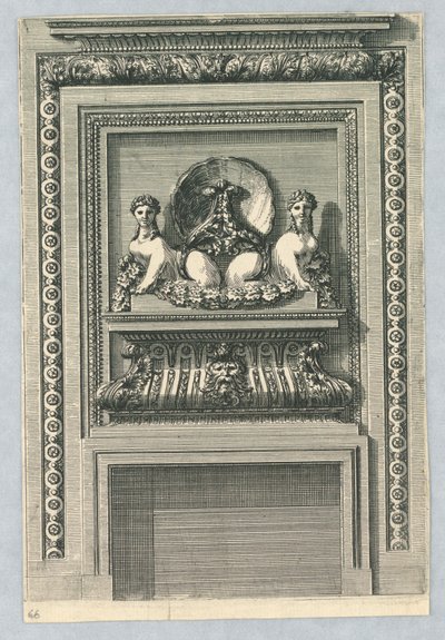 Design for a Mantlepiece by Jean le Pautre