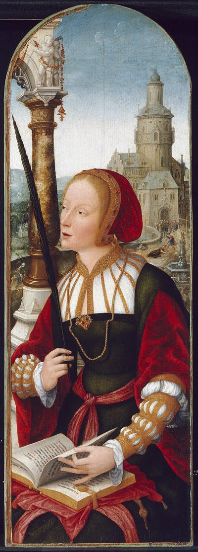 Saint Barbara by Jean the Elder Bellegambe