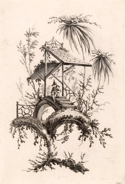 Chinese Hut by Jeanne Deny