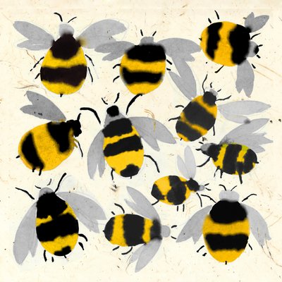 Inky Bees by Jenny Frean