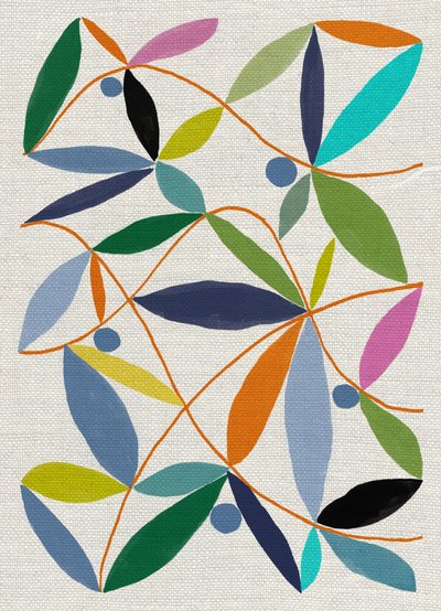 Printed Leaves by Jenny Frean