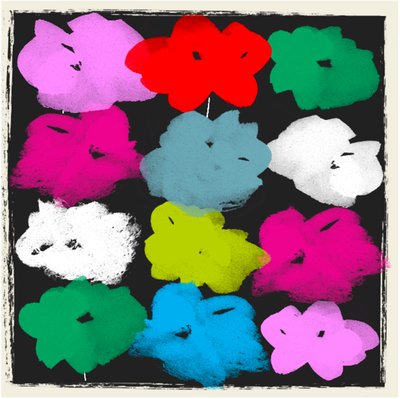 Warhol Flowers by Jenny Frean