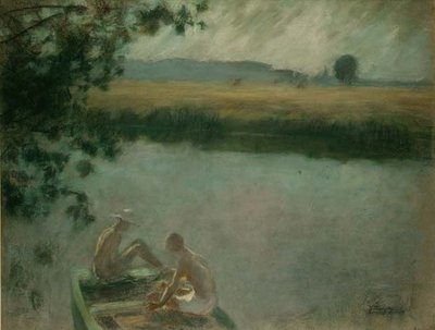 Bathing by Moonlight by Jenny Montigny