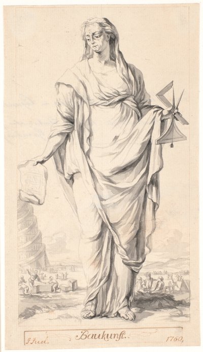 Allegory of Architecture by Jens Juel