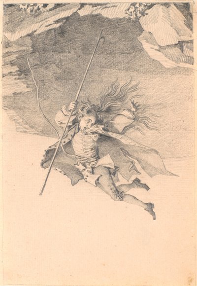 Niels Klim Falling into the Underworld by Jens Juel