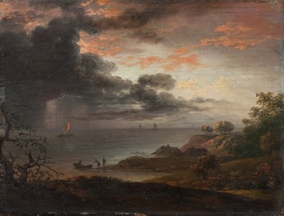 Thunderstorm Pouring into the Sea by Jens Juel