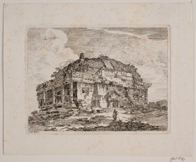 An Ancient Temple Building by Jens Petersen Lund