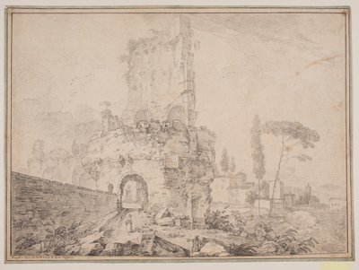 Landscape with Ruins Outside Rome by Jens Petersen Lund